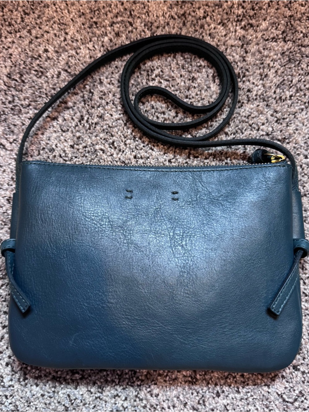 Madewell Teal Knotted Crossbody - Picture 2 of 5